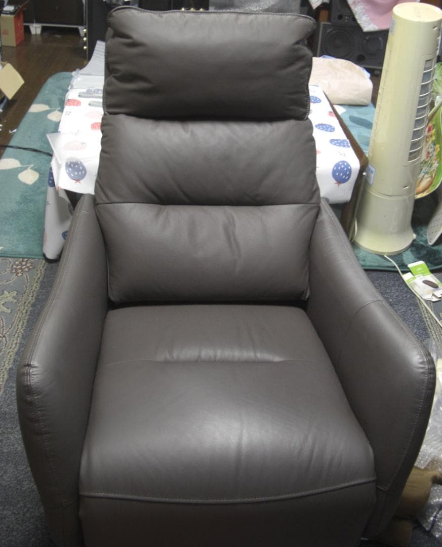 ★ニトリ 電動リクライニングチェア(2モーター ラグジェ BK)