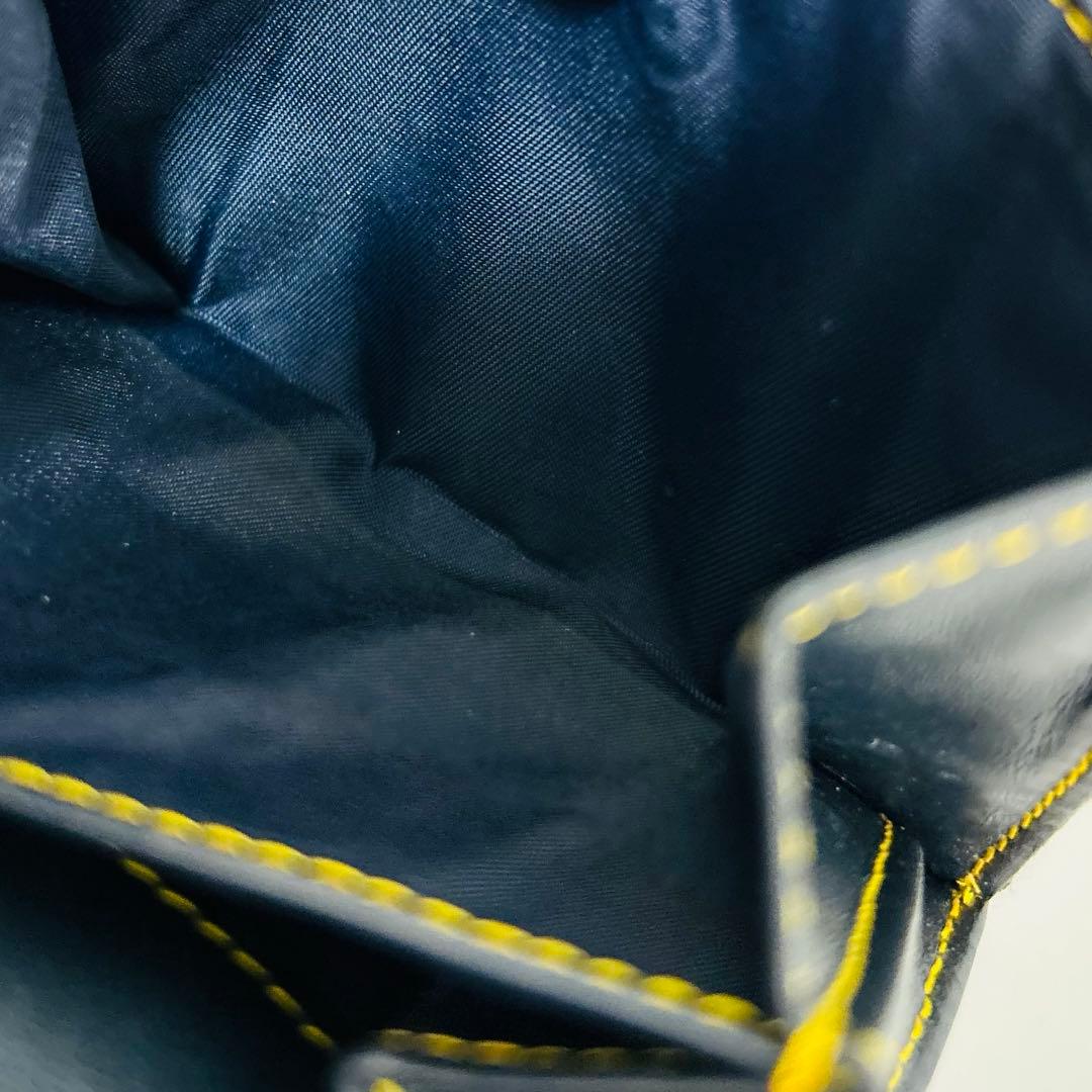 クリスチャンディオール 二つ折り財布 トロッター柄 サドル D金具 キャンバス