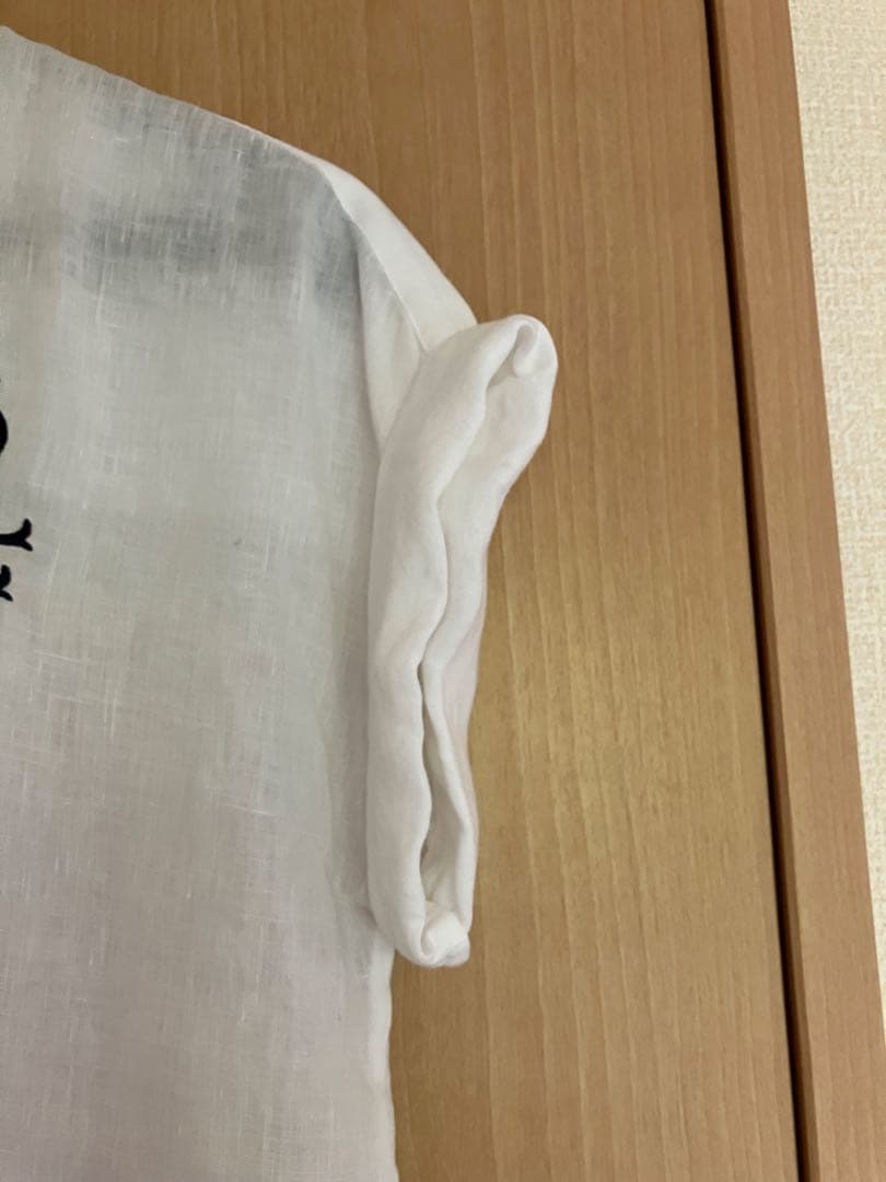 ローレン　ラルフローレン リネン　ブラウス　ロゴ入り