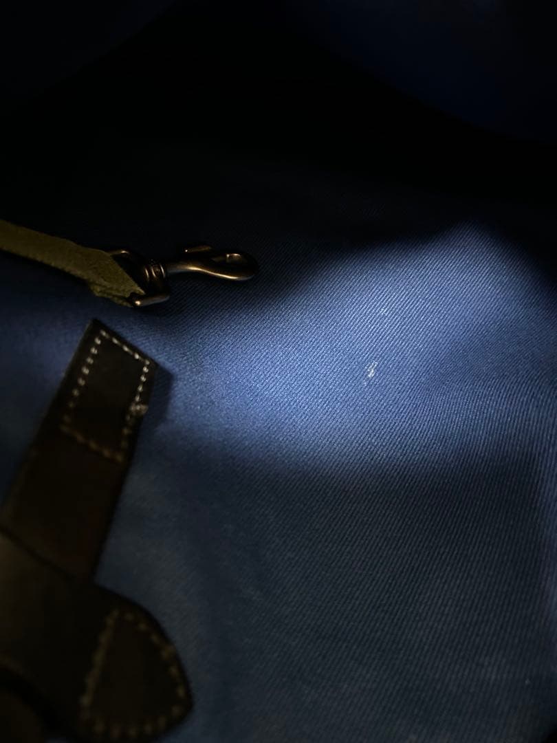 フィルソン トートバッグ ジッパーあり 使用にともなう色褪せあり