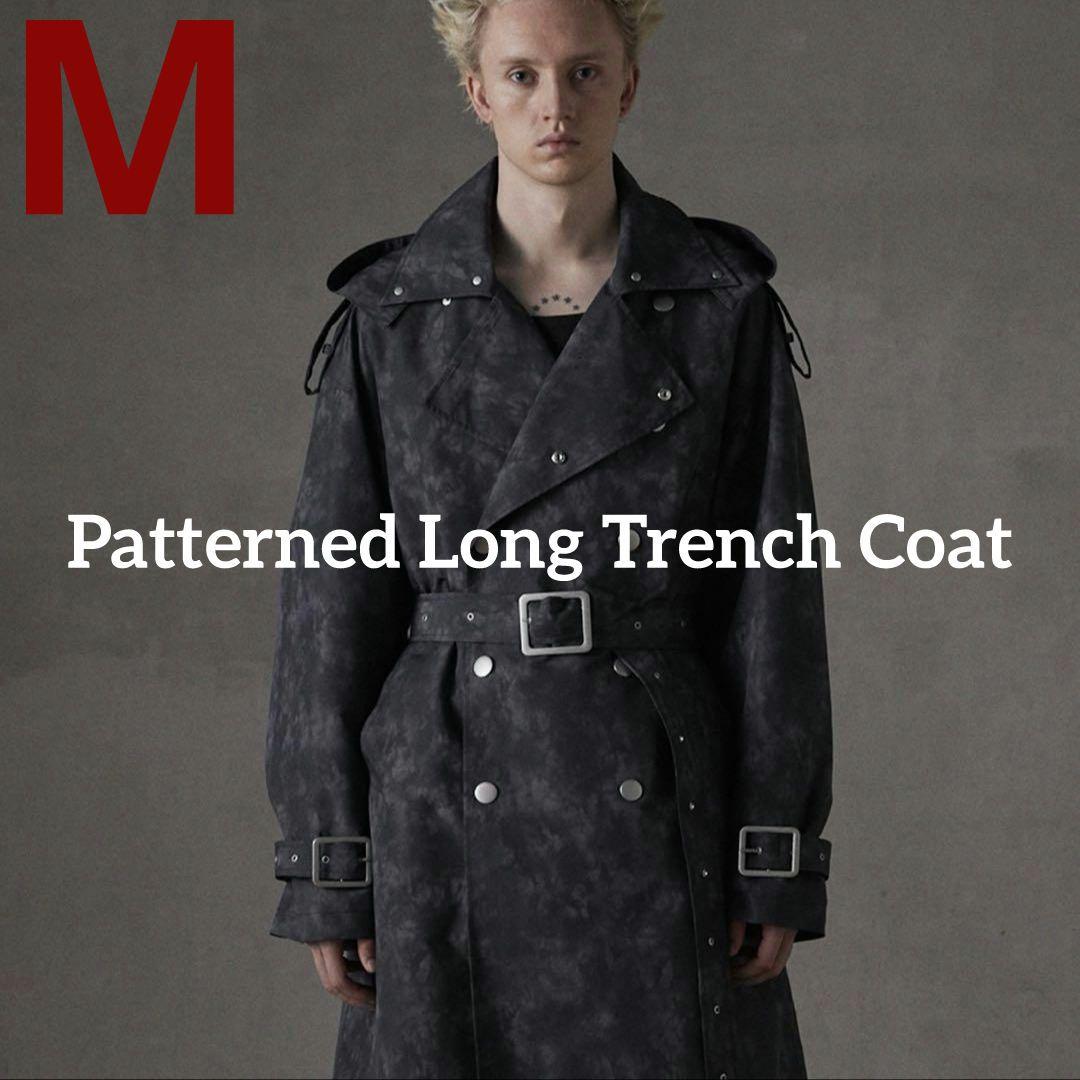 GRANCY グランシー 総柄ロングトレンチコート M