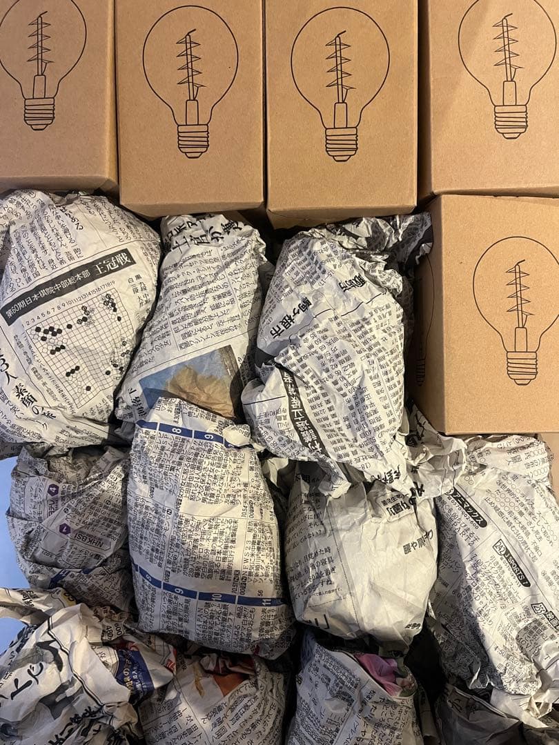 エジソン電球150球&ストリングライトまとめ売り（防雨型）