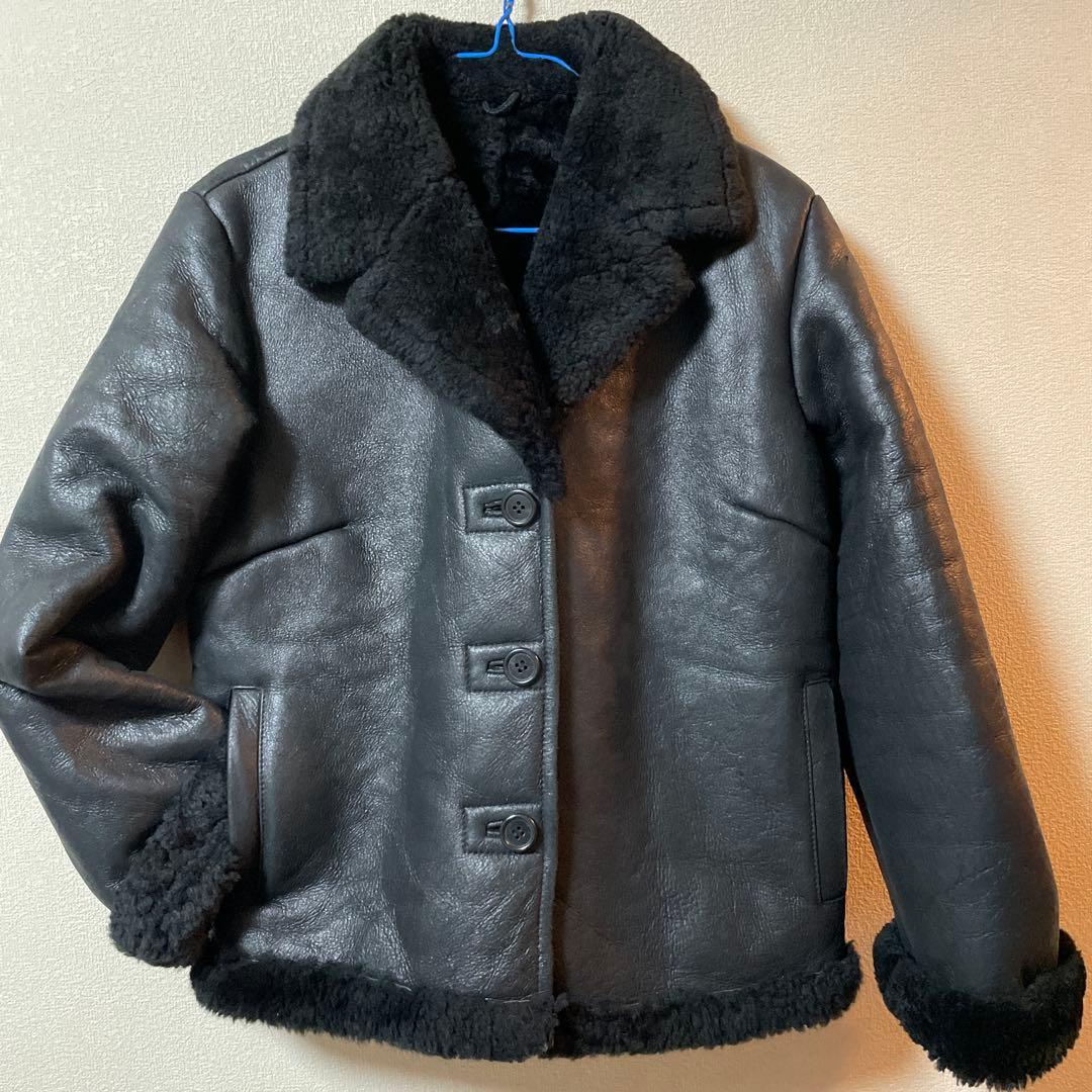 お値下げしました。KATHARIN HAMNETT　リアルラムレザーコート