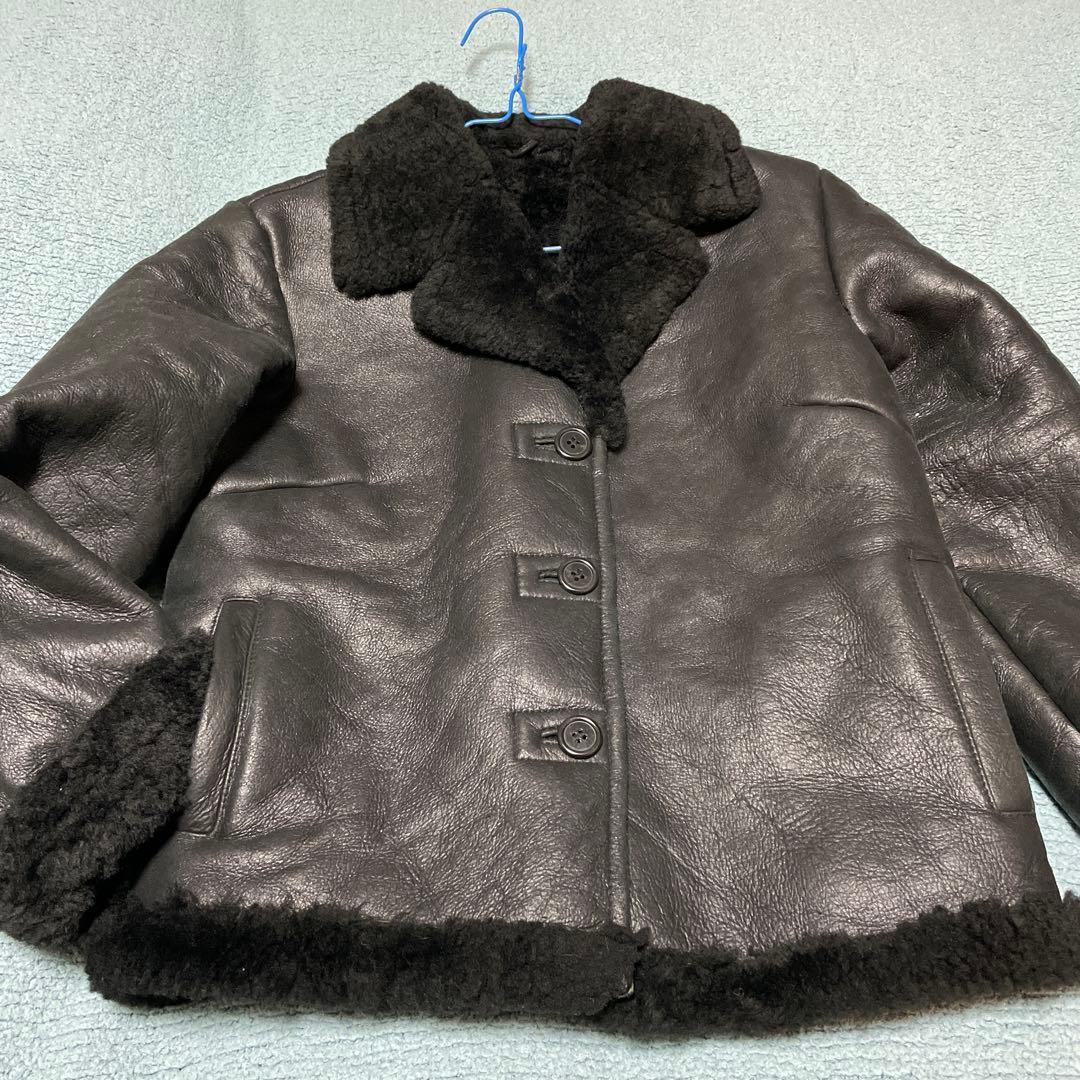 お値下げしました。KATHARIN HAMNETT　リアルラムレザーコート