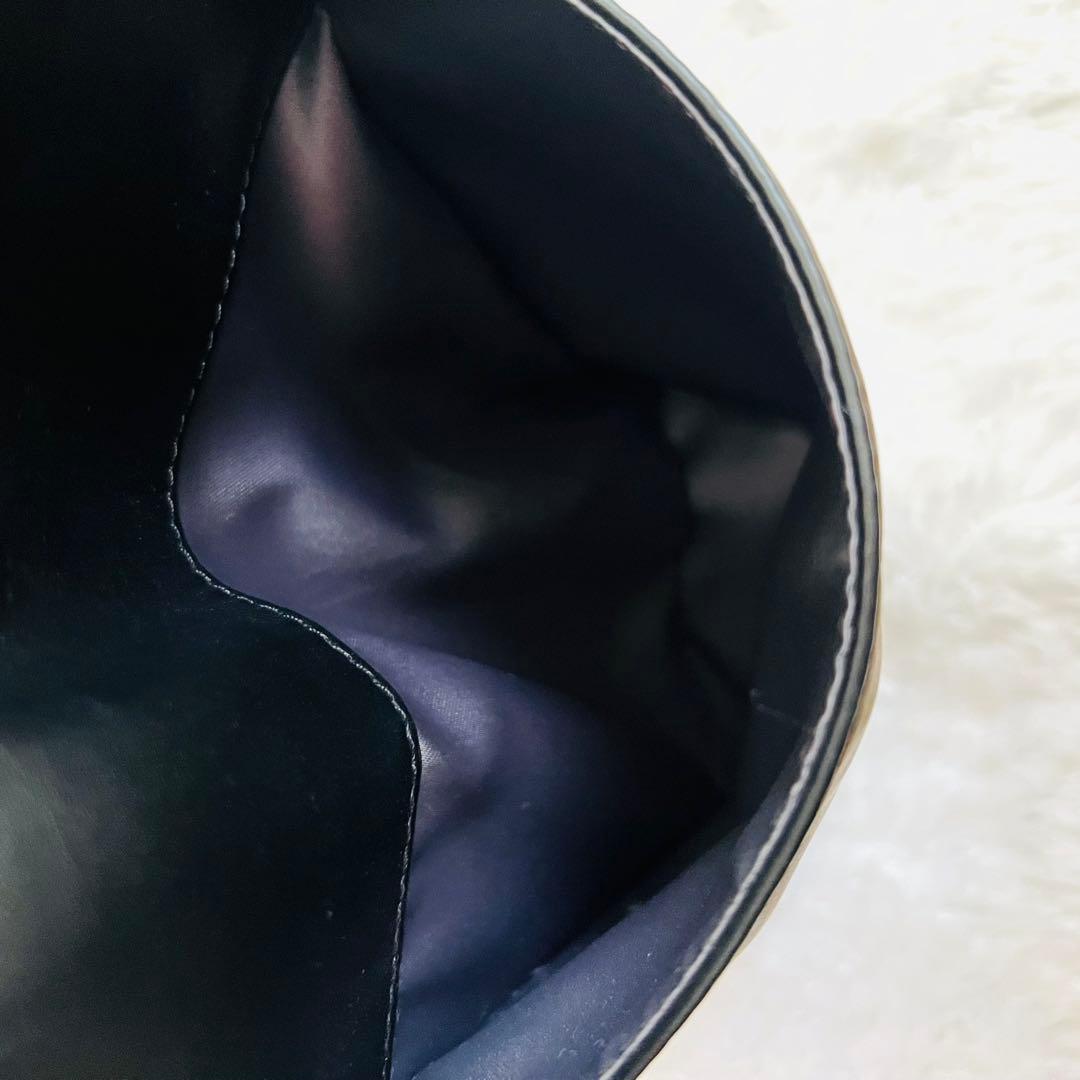 COACH コーチ トートバッグ メッシュ レザー ブラック