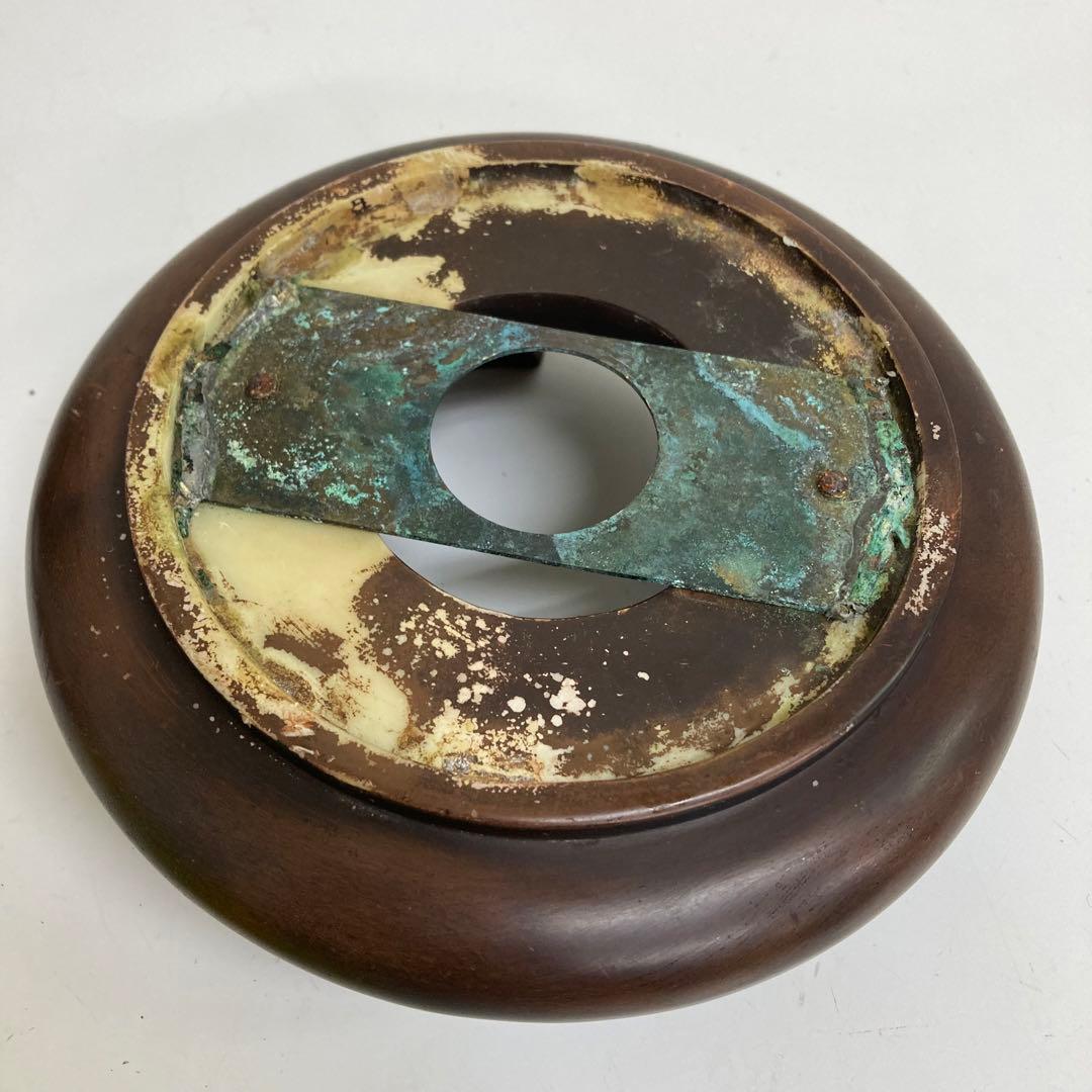 A563-53 ステンドグラスランプ　アンティーク　テーブルランプ　花柄