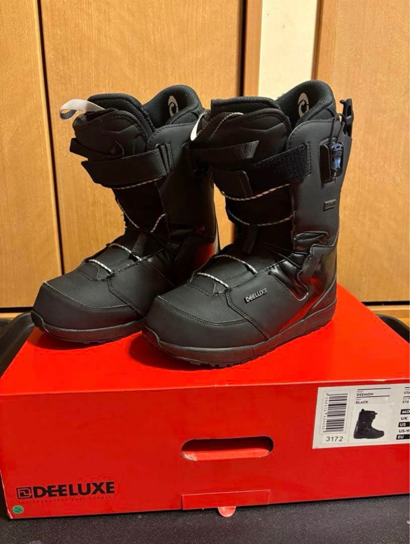 美品 DEELUXE DEEMON スノーボードブーツ ブラック 27.5センチ