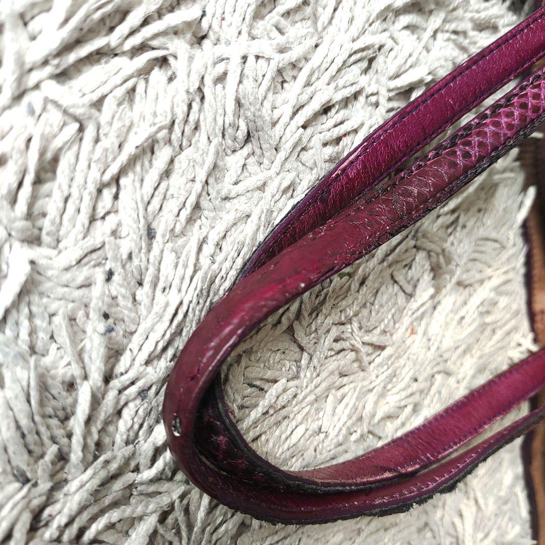 BOTTEGA VENETA ボッテガヴェネタトートバッグ　パープル　レザー