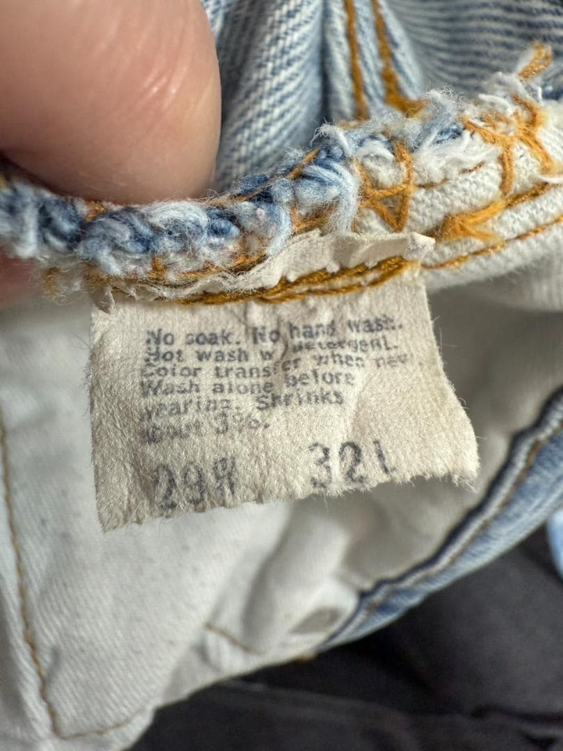 【お買い得★】Levi's リーバイス/505/66後期/W29/80s/ヒゲ