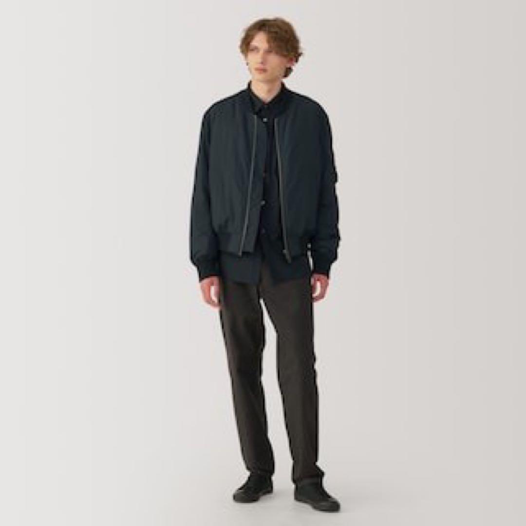 【MUJI LABO】紳士　ＭＡ－１ダウン ブルゾン　黒L 新品未使用 タグあり