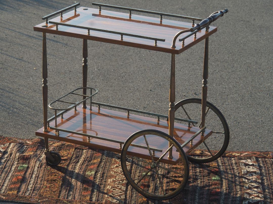 【値引中】アンティークキッチンワゴン