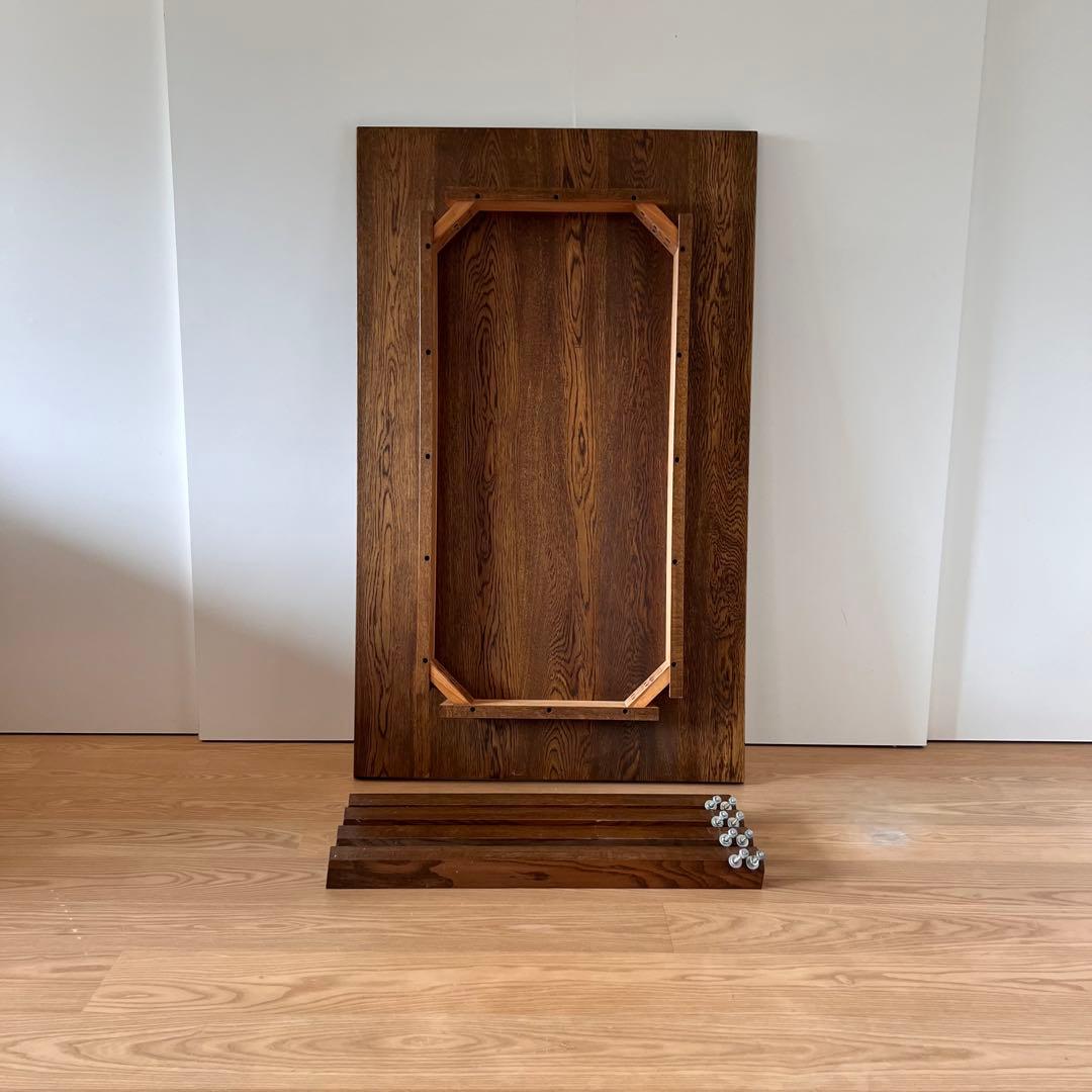 無垢材 オーダーメイド ダイニングテーブル 4人掛 W1300 脚の取外し可能