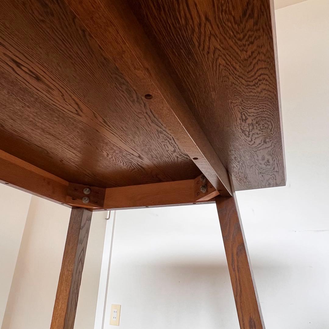 無垢材 オーダーメイド ダイニングテーブル 4人掛 W1300 脚の取外し可能