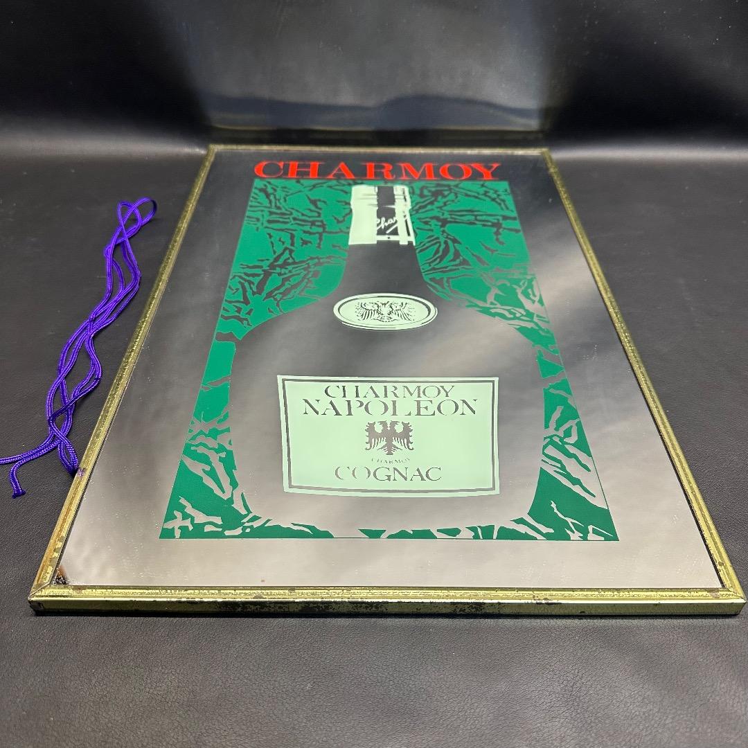 ♡J21009 ヴィンテージ パブミラー CHARMOY 壁掛け インテリア