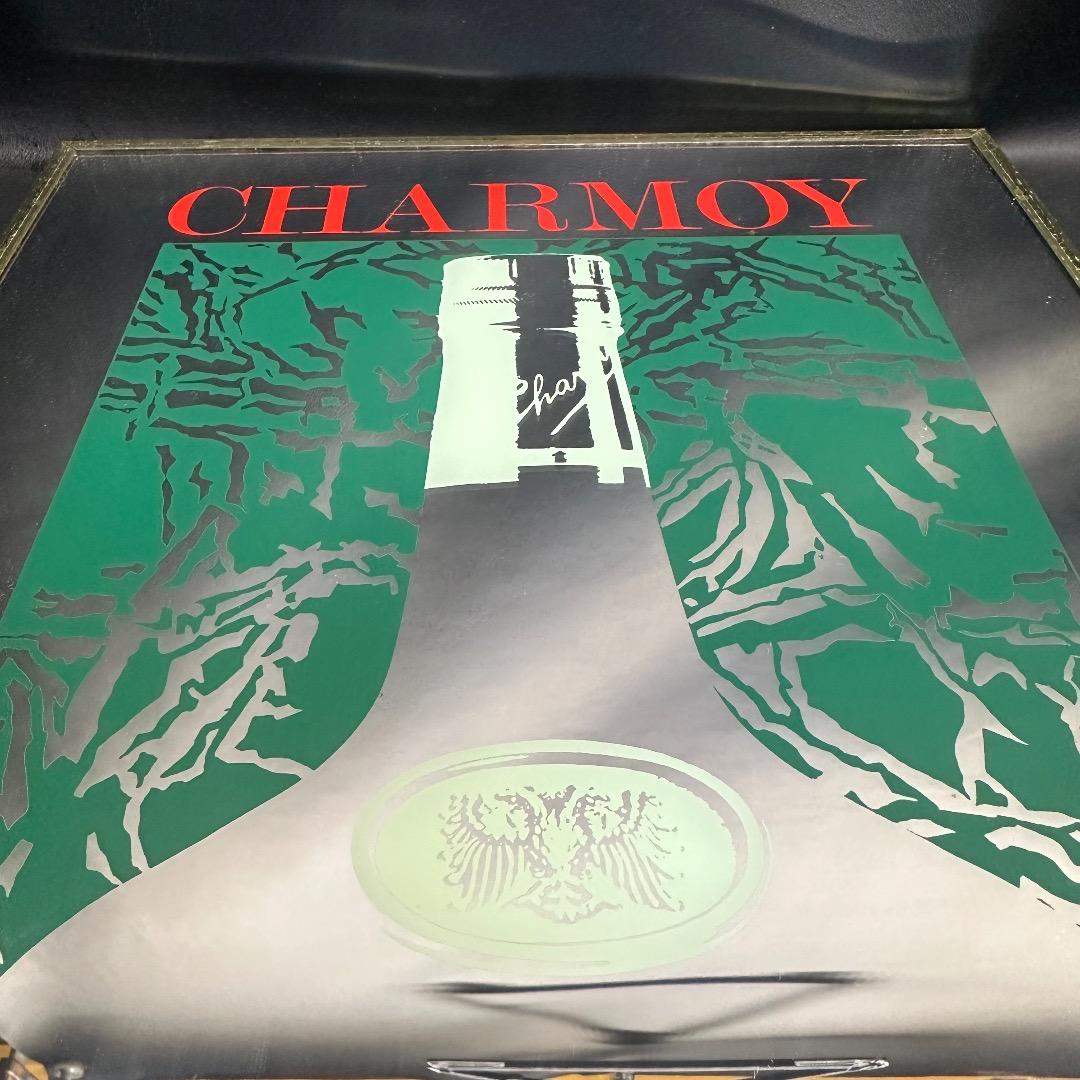 ♡J21009 ヴィンテージ パブミラー CHARMOY 壁掛け インテリア