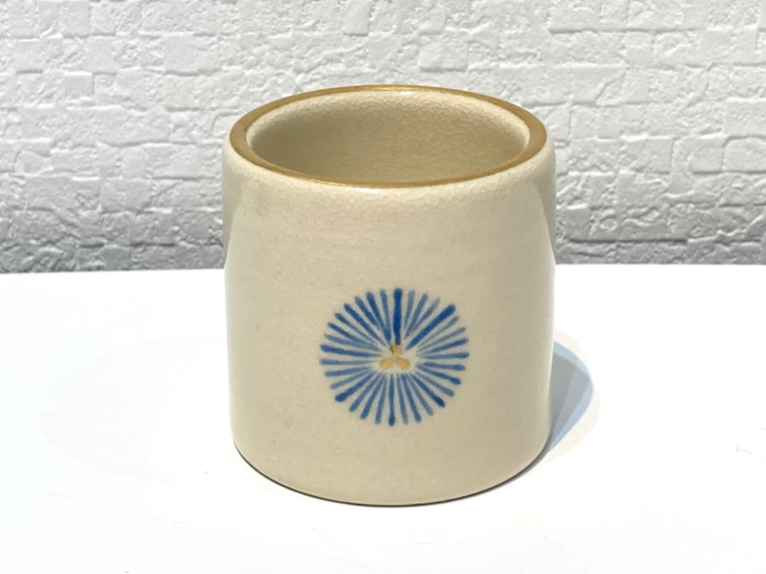 297【蓋置　2点セット】高台寺窯　三猿　阿山造　色絵　唐松　茶道具　茶事　茶道