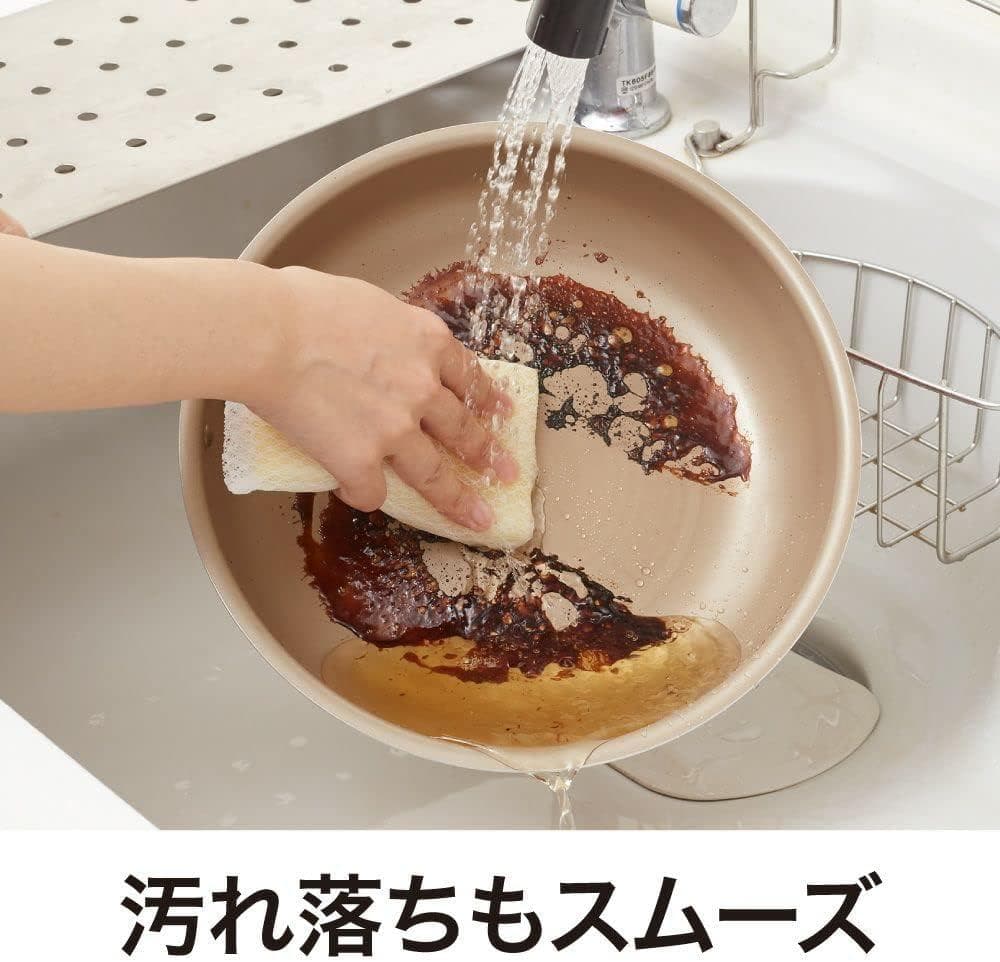 新品 エバークック フライパン6点セット 着脱式 IH対応 レッド