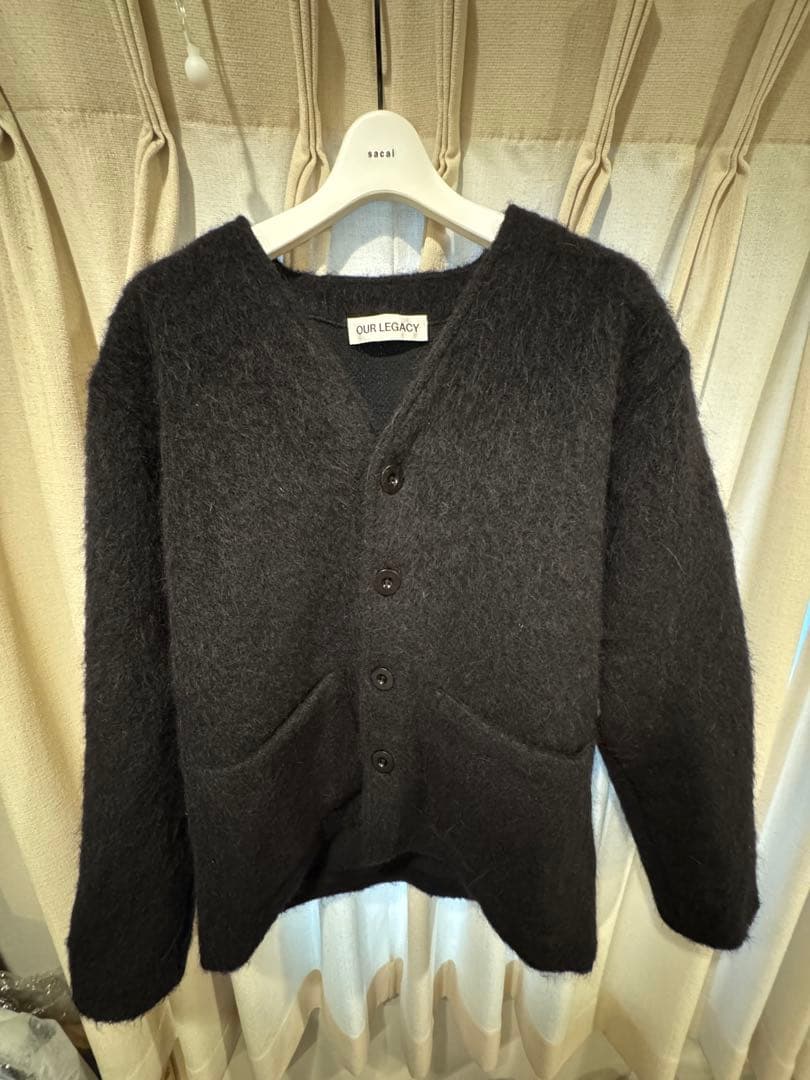 OUR LEGACY ブラックカーディガン