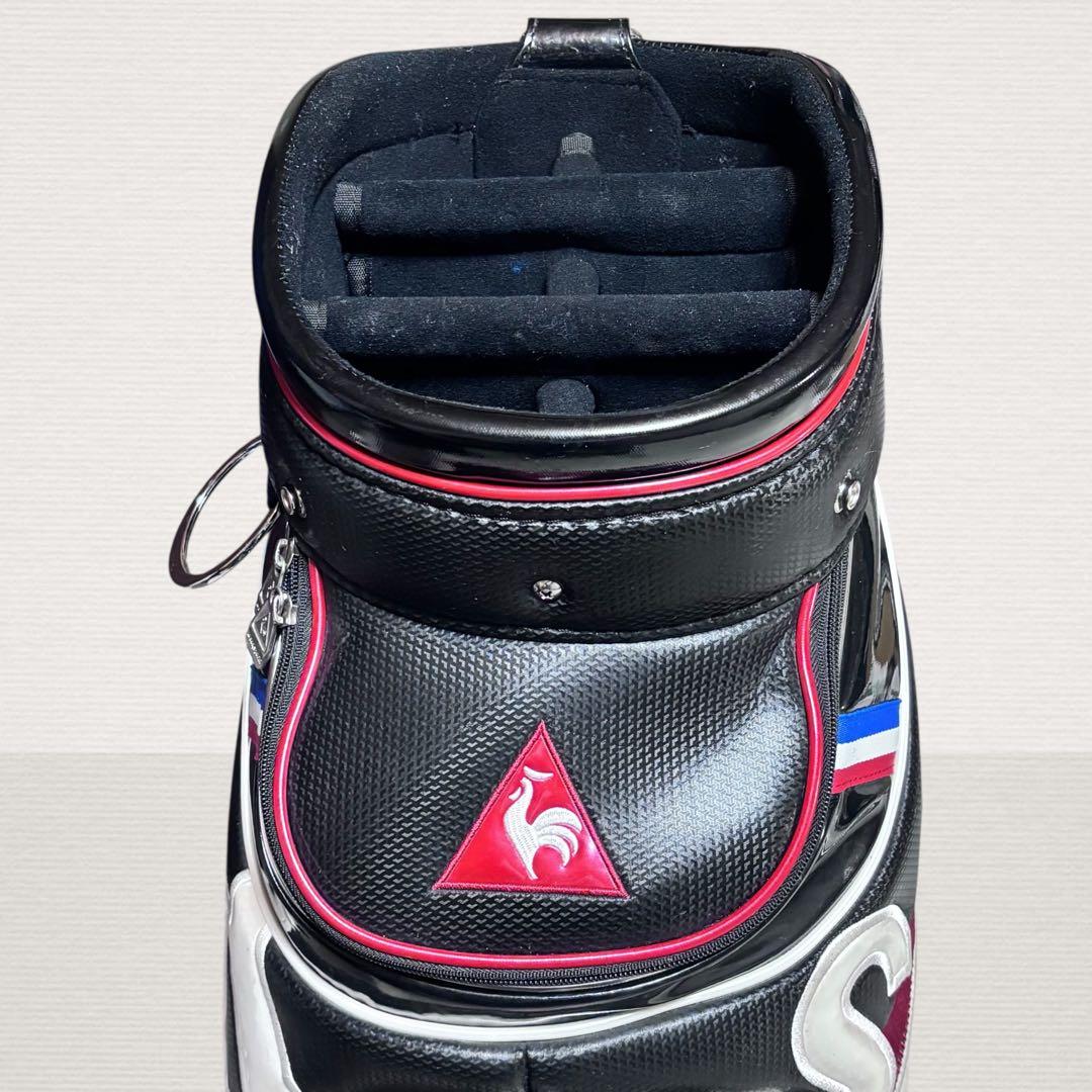 ✨美品✨ le coq sportif キャディバッグ メンズ 9型 ブラック