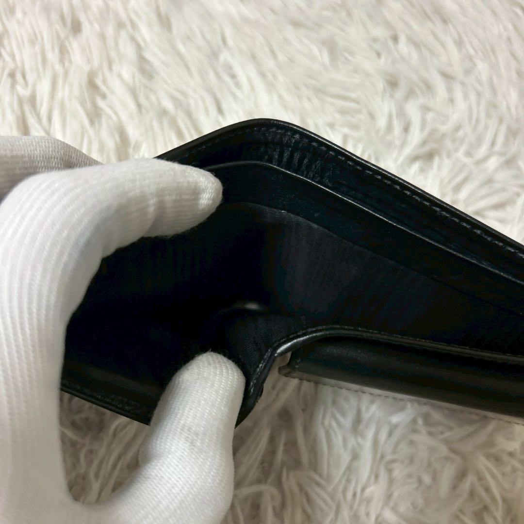 ホワイトハウスコックス ブライドルレザー 二つ折り 財布 ブラック