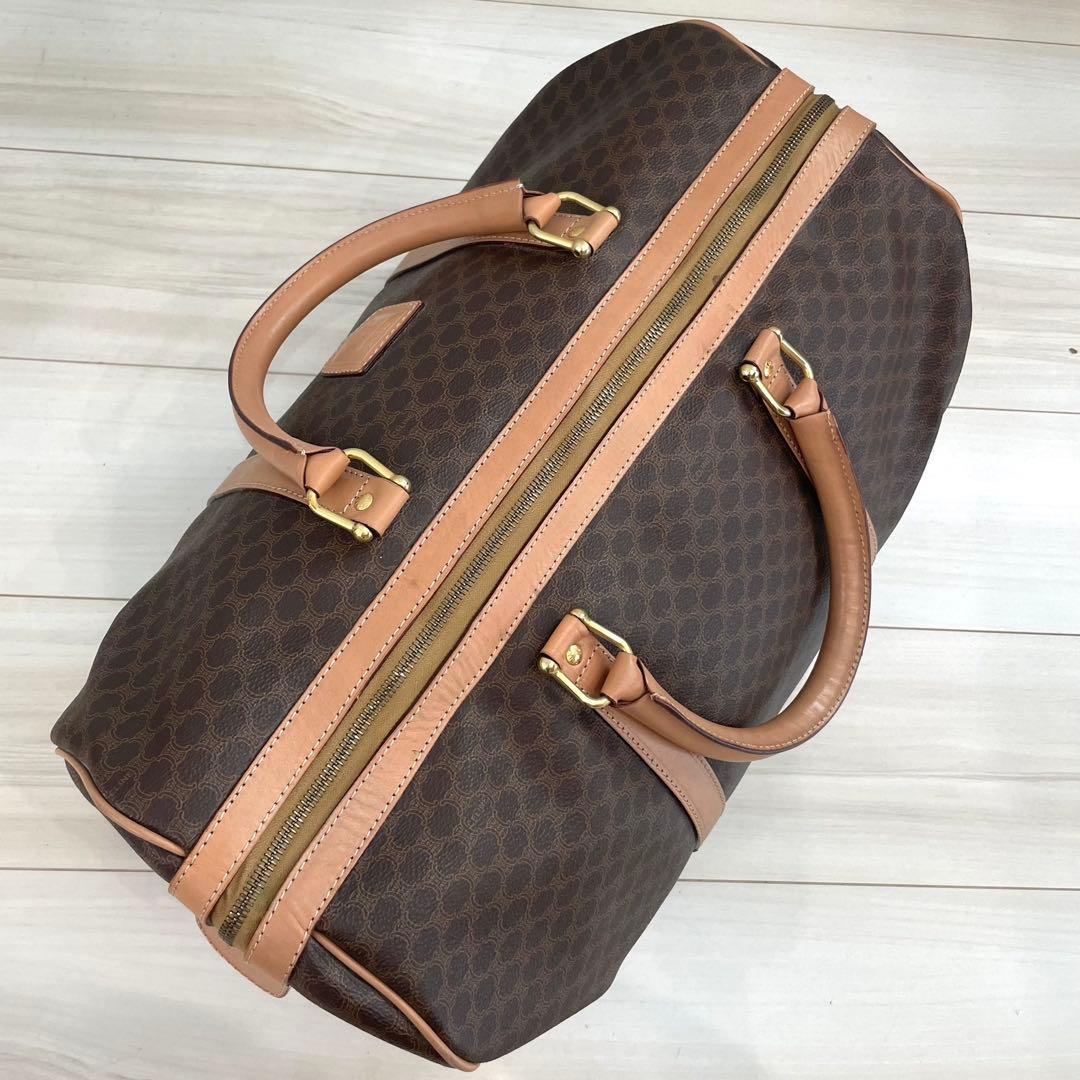 CELINE マカダム トリオンフ ボストンバッグ