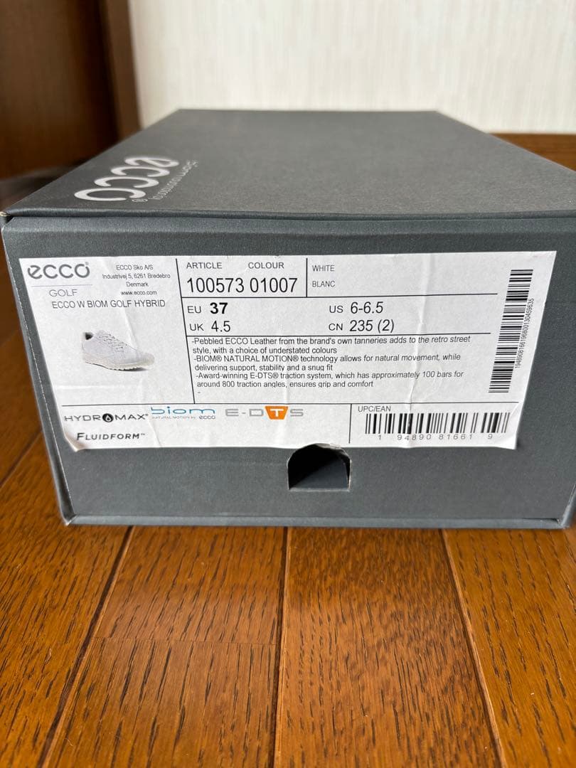 【新品】ecco 23 バイオム　ハイブリッド ゴルフシューズ　レディース