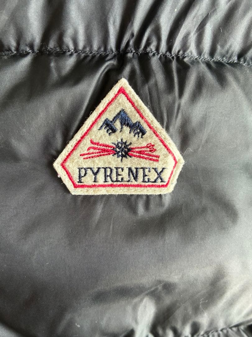 PYRENEX CANNES ブラック ダウンジャケット JP 40