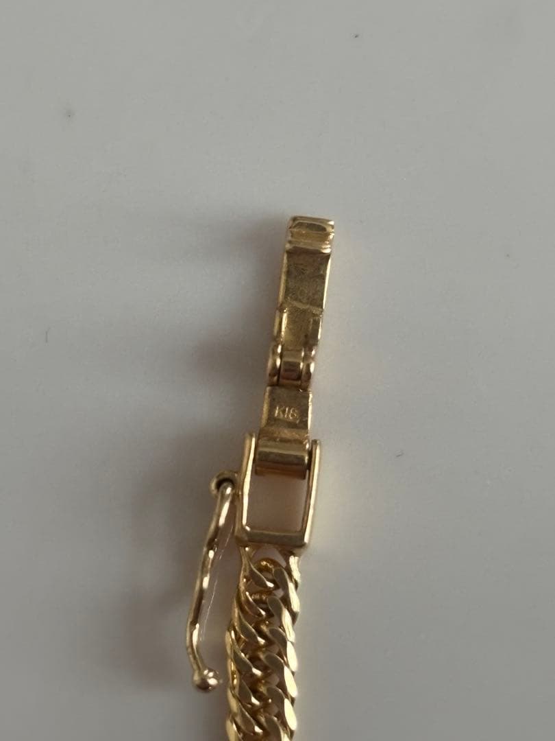 w*d様 18金ネックレス　6面ダブル　13g