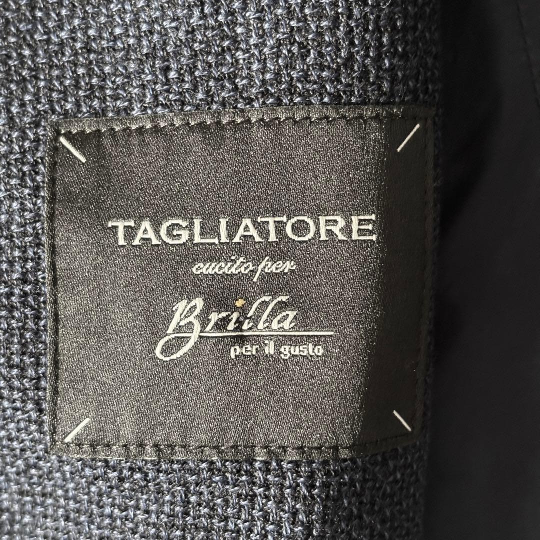 極美品✨️タリアトーレ×ビームスブリッラペルイルグスト別注 ダブルジレ 46 紺