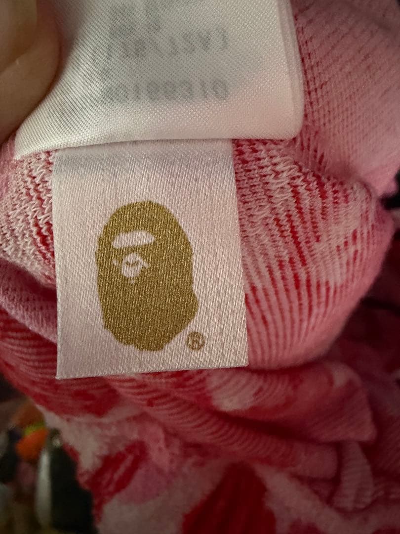 A BATHING APE パイル生地セットアップ