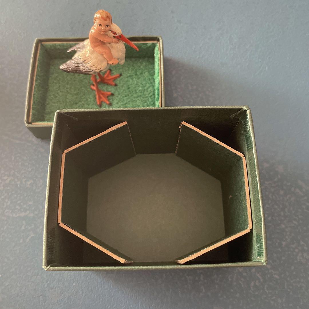 コウノトリ　ヴィエナブロンズ　vienna bronzes