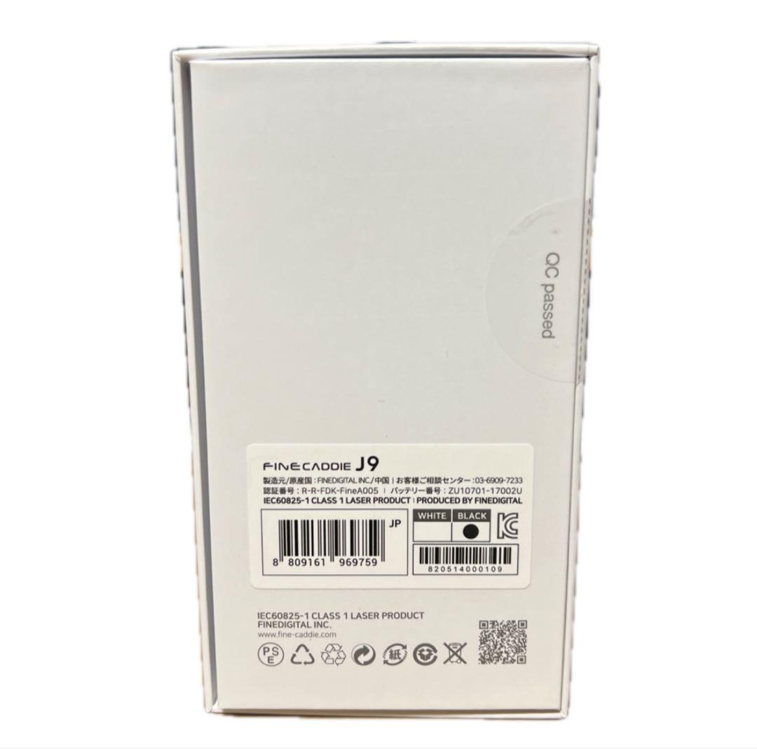 J9 mini ファインキャディ FINECADDIE ゴルフ 距離計 黒