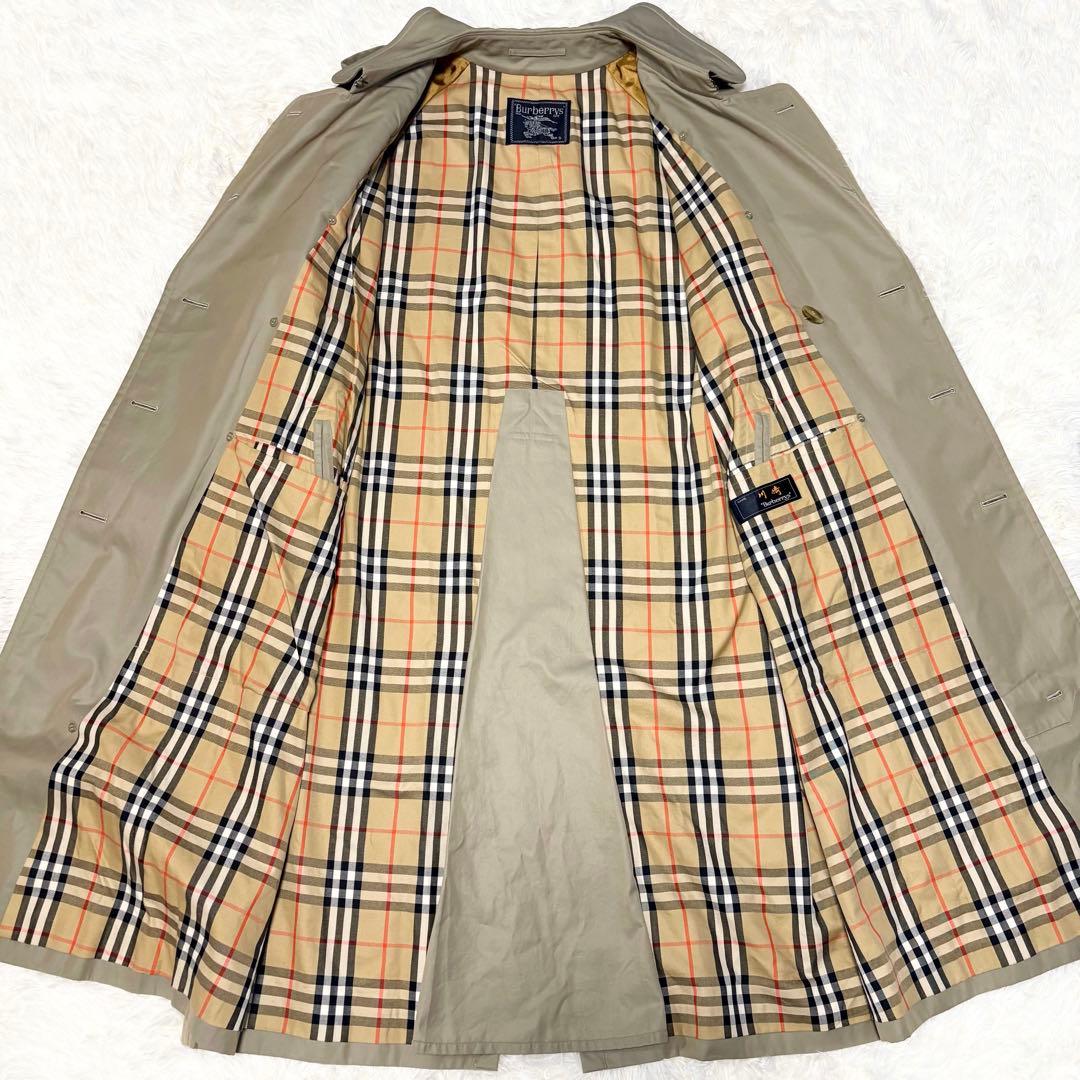 【ロング丈】 Burberry バーバリー トレンチコート ベルト ノバチェック