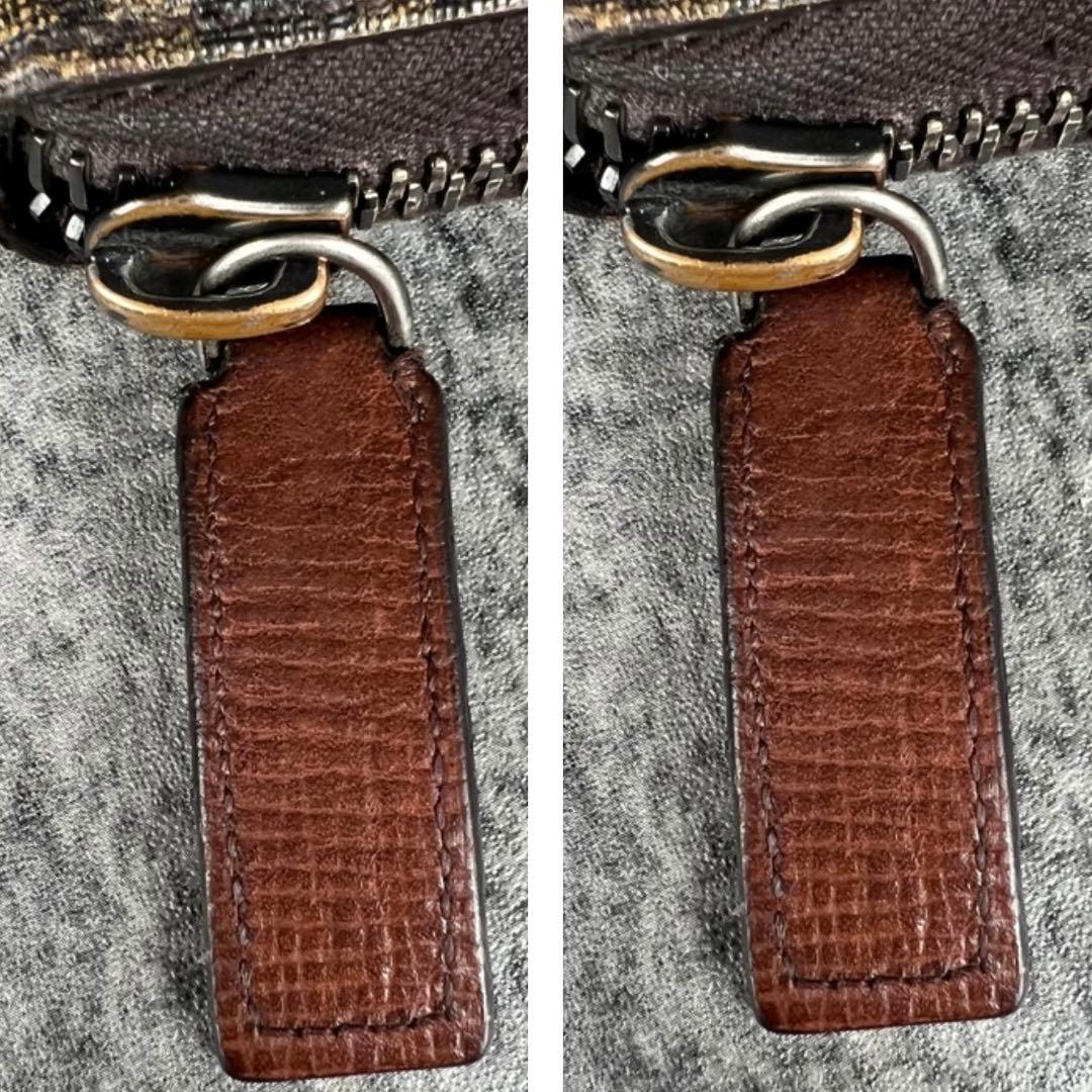 FENDI ズッカ柄 ラウンドファスナー 長財布