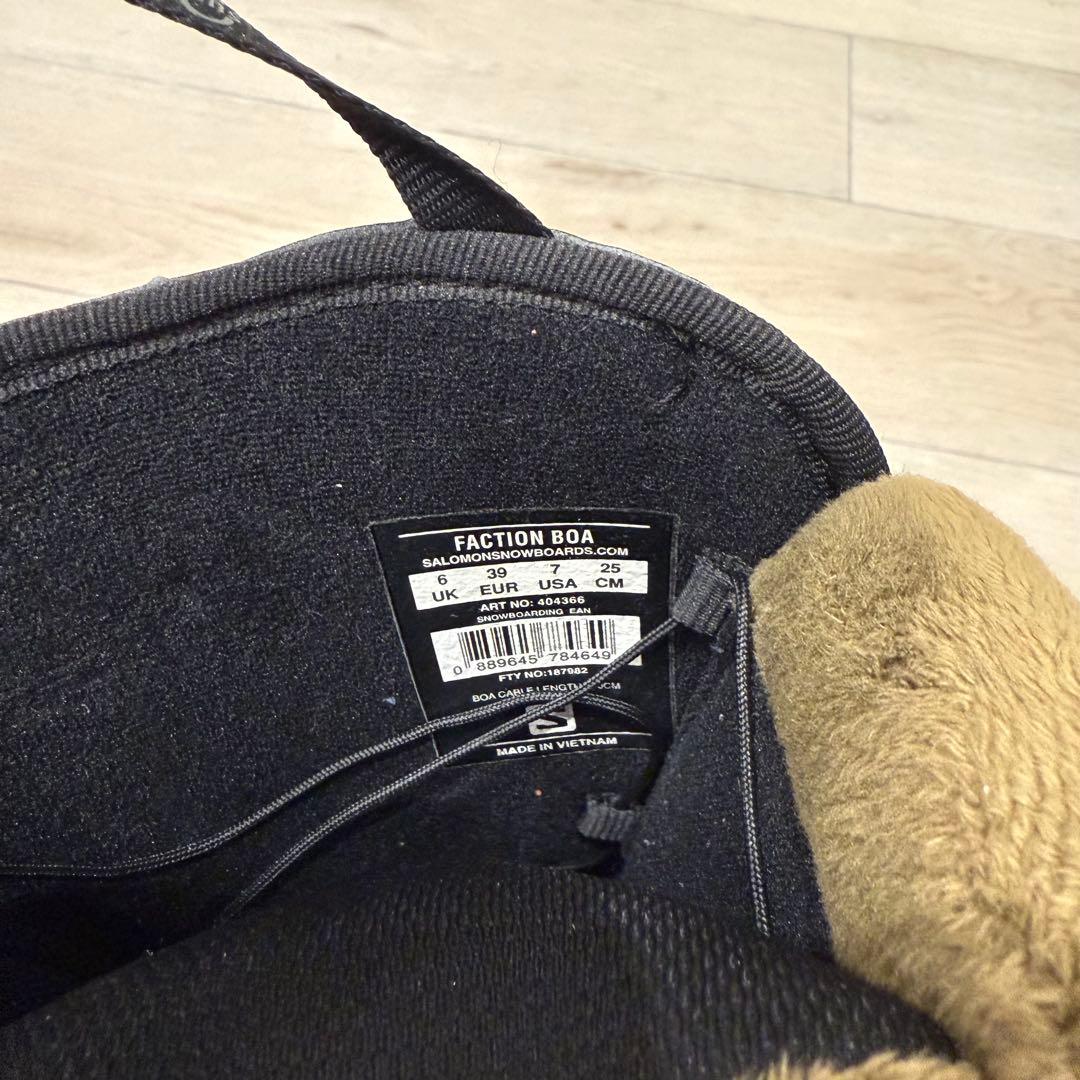 salomon サロモン スノーボードブーツ　FACTION BOA 25cm