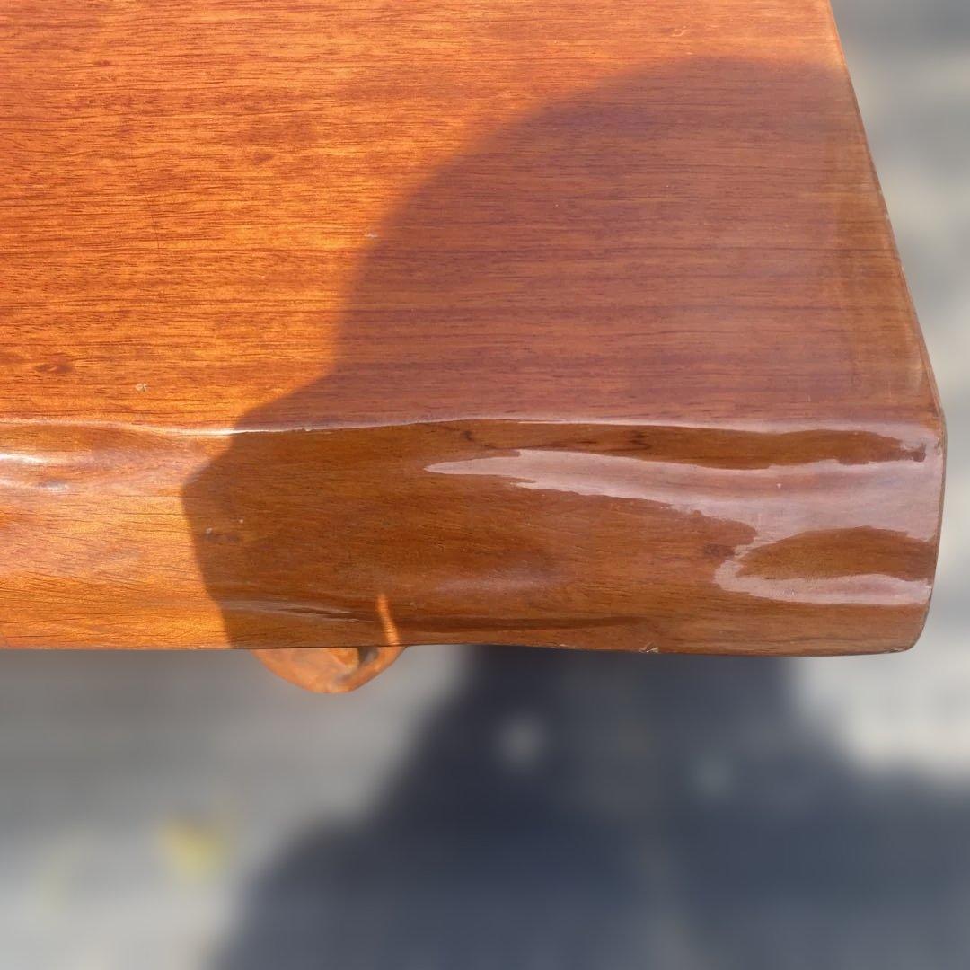 天然木 一枚板 高級座卓テーブル ローテーブル 欅？