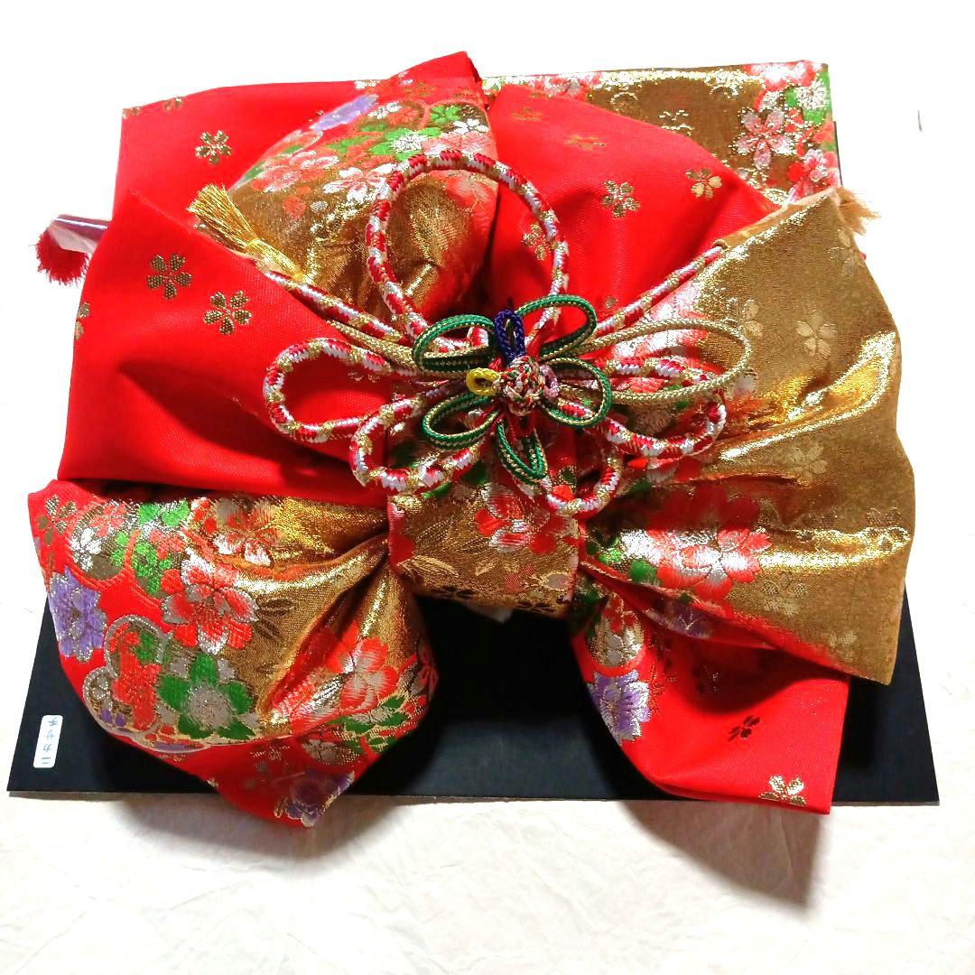 七五三　七歳　着物・長襦袢・未使用結び帯フルセット　(32)