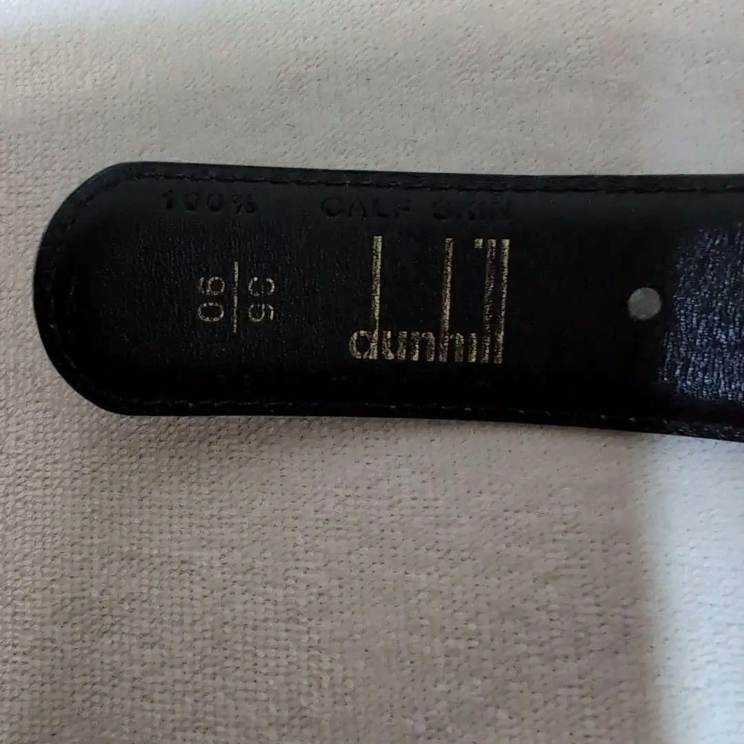 BURBERRY クロームブラックバックル カーフレザーベルト別ブランド