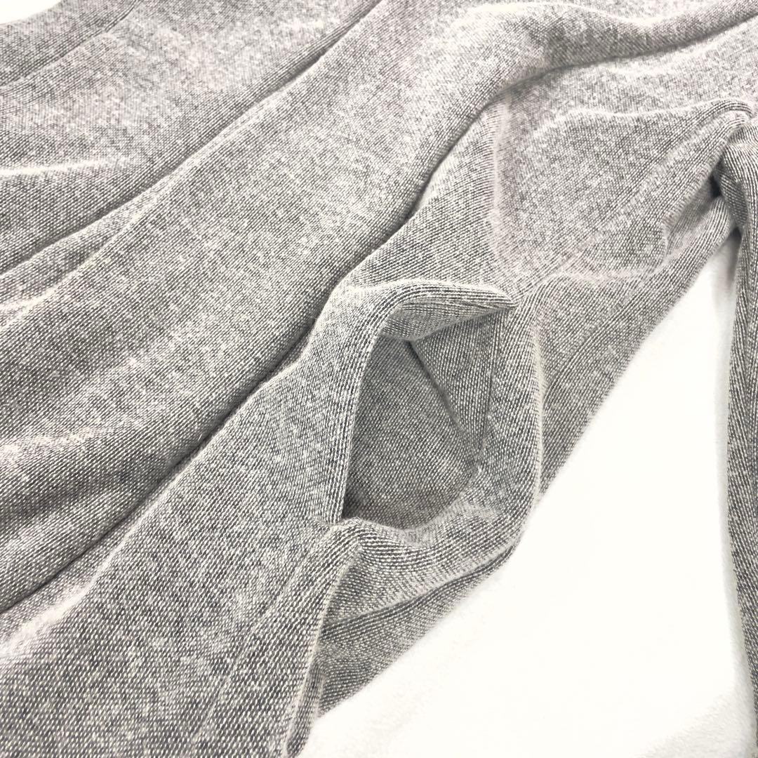 STRUM ウール×コットン ショールカラー ロングカーディガン M グレー