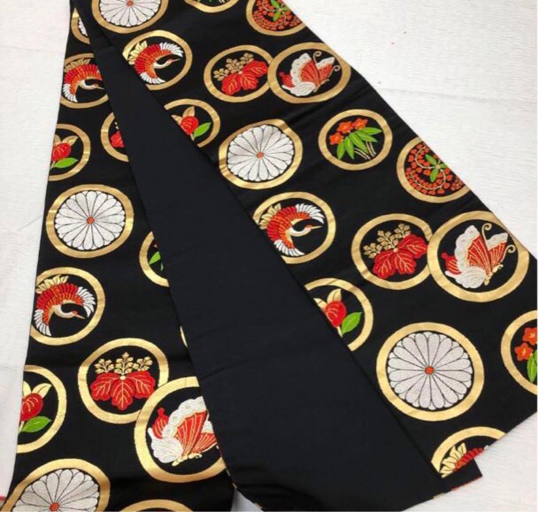 七五三　女の子　7歳　花夢二ブランド 着物　帯　小物　セット　四つ身