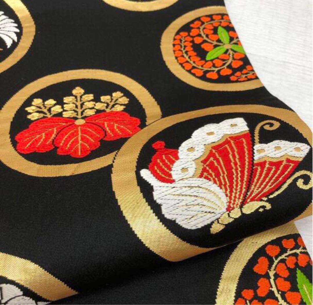 七五三　女の子　7歳　花夢二ブランド 着物　帯　小物　セット　四つ身