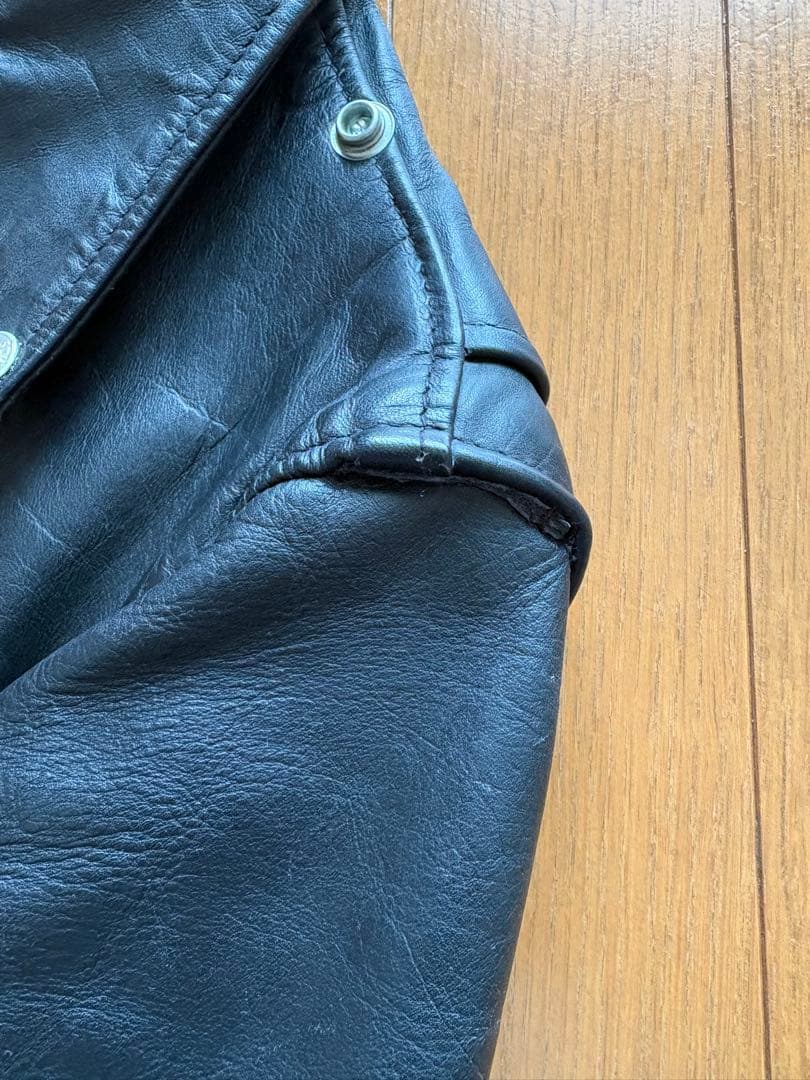 最終値下げカスタム Schott 618 ダブルライダースジャケット 34