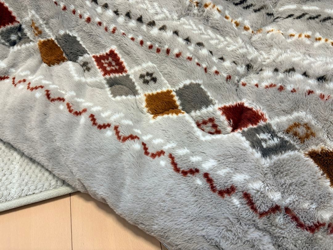 ニトリ リバーシブルコタツ 70cm 掛布団 床マット セット 2024年製