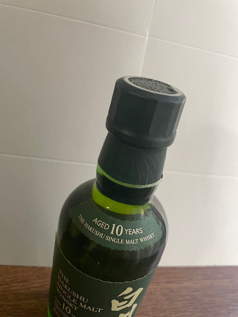 新品未開封 白州シングルモルトウイスキー 10年熟成180mlグリーンラベル