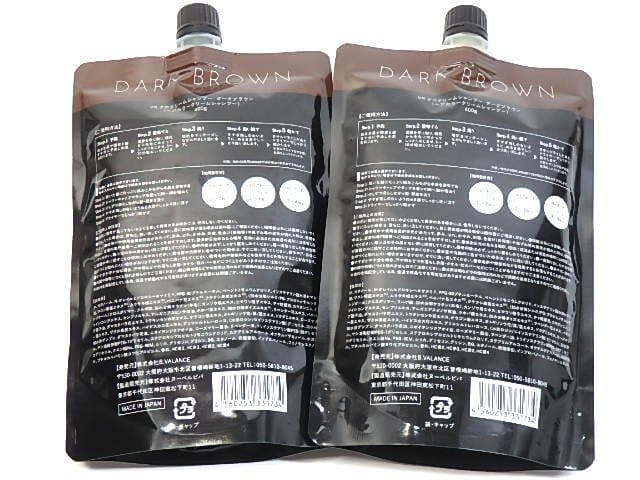 バランローズ クロクリームシャンプー ダークブラウン 400g 2個セット