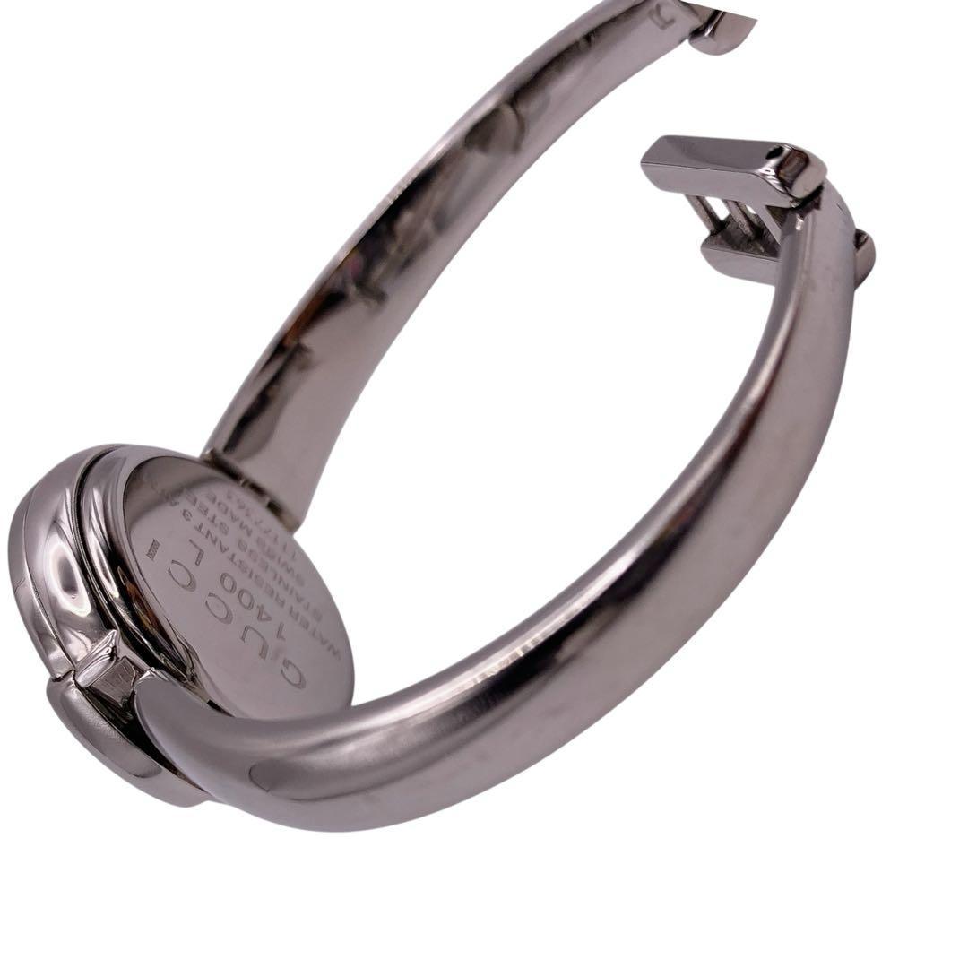 GUCCI シェル シルバー ラウンド レディース 腕時計 1317