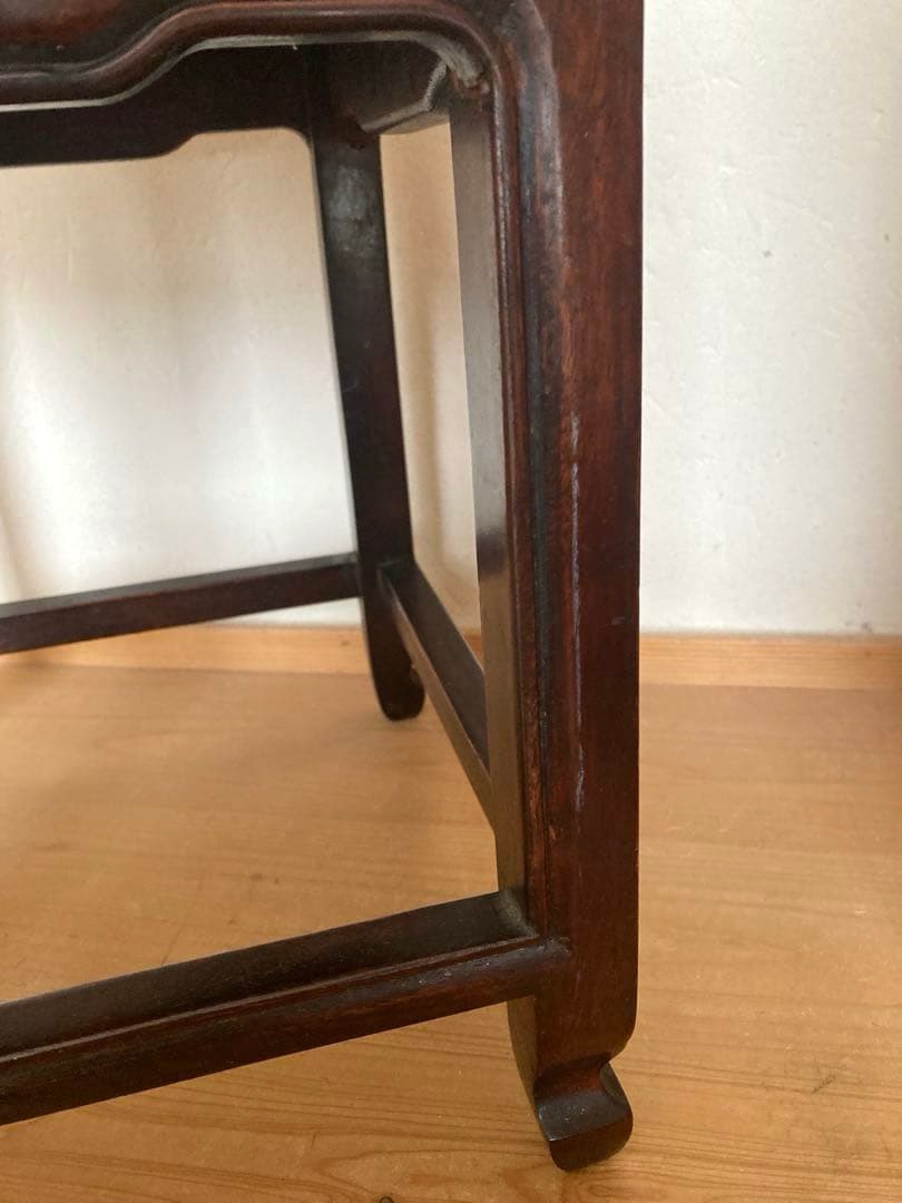 【本格派】盆栽台 花台 飾り台 高卓 アンティーク 実家整理品