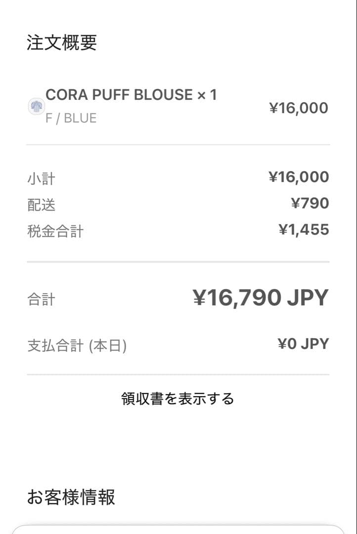 美品！1回着のみ！Bibiy. パフスリーブブラウス　フリル　ライトブルーシャツ