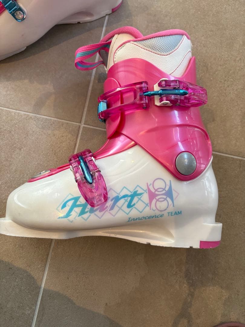 Hanson 子供用スキーセット 板120cm 靴21〜22cm