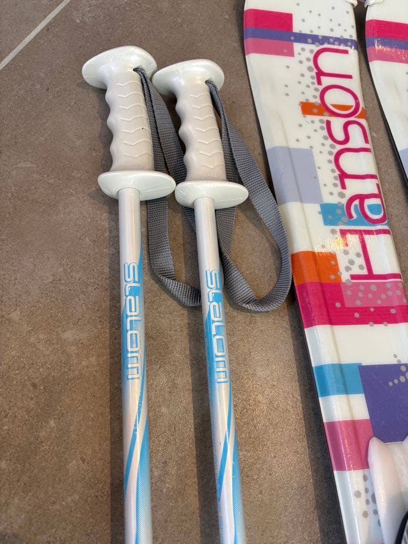 Hanson 子供用スキーセット 板120cm 靴21〜22cm